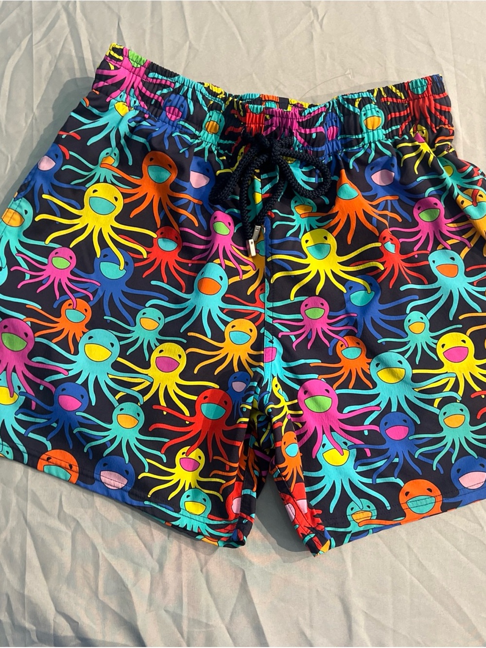 Vilebrequin Costume De Bain St-Tropez OCTOPUS Men's L Swim Trunks Shorts
